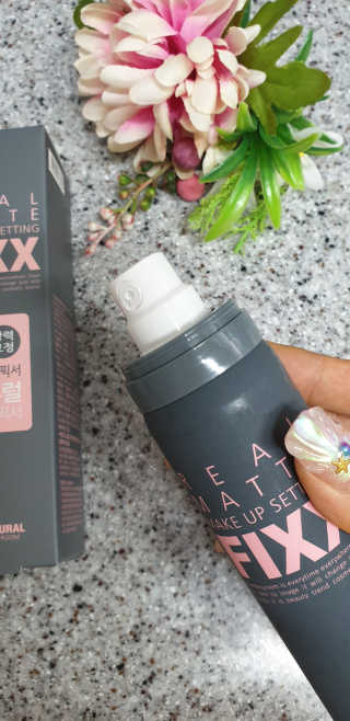쏘내추럴 리얼 매트 세팅 픽서 — 5점을 준 리뷰어가 2019년 7월 올린 사용 사진