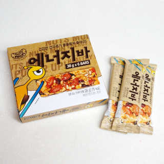 견과가 똘똘 뭉쳐들어간 넛츠몬 에너지바 1BOX 6개입 — 5점을 준 리뷰어가 2018년 1월 올린 사용 사진