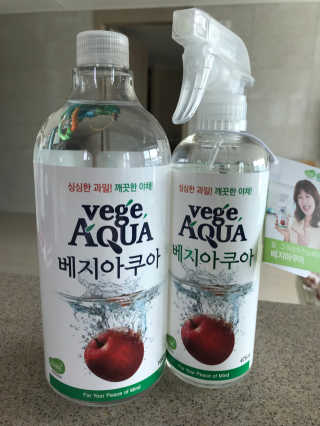 베지아쿠아 475ml + 리필 1000ml 1Set — 4점을 준 리뷰어가 2019년 7월 올린 사용 사진