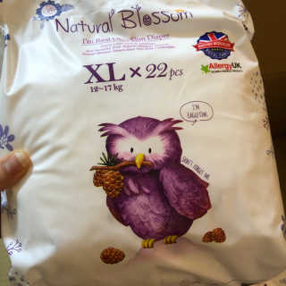 네추럴블라썸 NATURAL BLOSSOM 슈퍼 얇은 바지 기저귀 — 5점을 준 리뷰어가 2018년 9월 올린 사용 사진