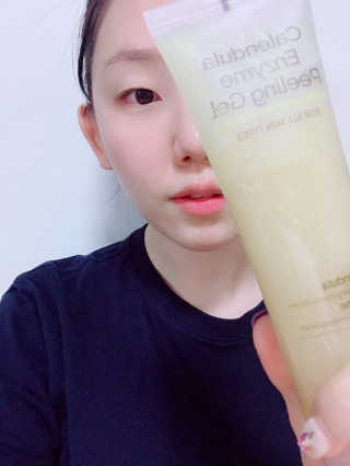 타임인네이처 [더메디닥터] 카렌듈라 엔자임 필링젤 — 5점을 준 리뷰어가 2019년 3월 올린 사용 사진