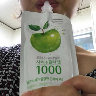 풀무원 프레시 워터젤리 — 5점을 준 리뷰어가 2018년 8월 올린 사용 사진
