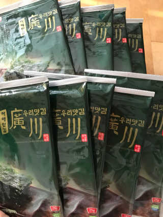 광천우리맛김 파래향 듬뿍, 바삭한 광천우리파래김 6매10봉 — 5점을 준 리뷰어가 2018년 4월 올린 사용 사진