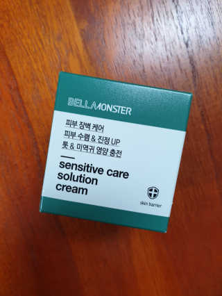 벨라몬스터 센서티브 케어 솔루션 톳크림 — 5점을 준 리뷰어가 2019년 3월 올린 사용 사진