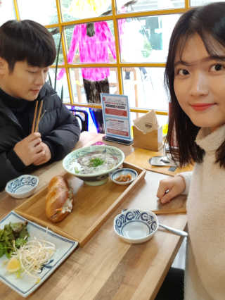 더반미,V카페 [더반미]반미오리지널 혹은 반미제너럴 중 택1+퍼보1 — 5점을 준 리뷰어가 2018년 11월 올린 사용 사진