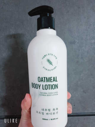 (주)에네스티 내추럴 촉촉  오트밀 바디로션 500ml — 4.5점을 준 리뷰어가 2019년 12월 올린 사용 사진