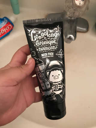 엘리자베카 Elizavecca  LongoLongo Gronique Diamond Mask Pack — 3.17점을 준 리뷰어가 2018년 7월 올린 사용 사진