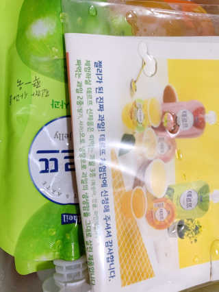 데르뜨 떠먹는 과일 3종, 짜먹는 과일 2종 총 10개 체험 — 5점을 준 리뷰어가 2020년 3월 올린 사용 사진