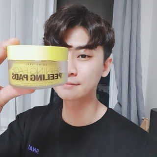 쏘내추럴 샤이닝 페이스 필링 패드 — 5점을 준 리뷰어가 2019년 8월 올린 사용 사진