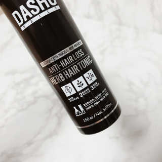 다슈코리아 다슈 데일리 안티 헤어로스 허브 헤어토닉 150ml — 4점을 준 리뷰어가 2019년 8월 올린 사용 사진