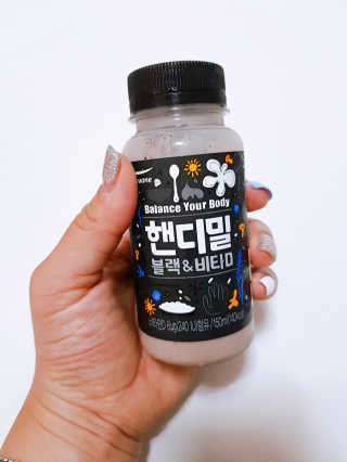 [풀무원] 핸디밀 블랙비타D + 스무디랩 피치비타C — 4점을 준 리뷰어가 2019년 8월 올린 사용 사진