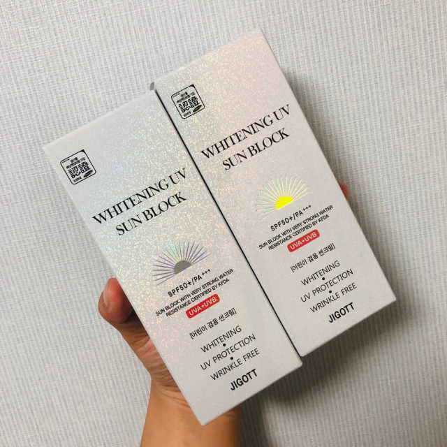 지고트 화이트닝 유브이 썬블럭 크림 70ml,1+1 리뷰 사진