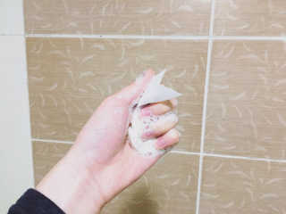 비알티씨 V10 파우더 클렌징 티백 2종 — 5점을 준 리뷰어가 2019년 2월 올린 사용 사진