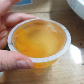 데르뜨 떠먹는 과일 3종, 짜먹는 과일 2종 총 10개 체험 — 5점을 준 리뷰어가 2020년 3월 올린 사용 사진