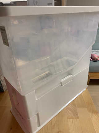 창신리빙 [프랑코 다이얼 계량 쌀통 12kg] 똑똑한 정리 수납 — 5점을 준 리뷰어가 2019년 2월 올린 사용 사진