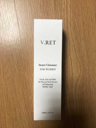V.RET 브이렛 여성청결제 — 4.33점을 준 리뷰어가 2018년 8월 올린 사용 사진