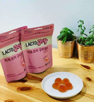 락토조이 구미젤리 복숭아맛 — 5점을 준 리뷰어가 2019년 10월 올린 사용 사진
