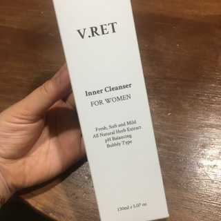 V.RET 브이렛 여성청결제 — 3.83점을 준 리뷰어가 2018년 7월 올린 사용 사진