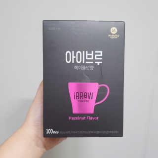 한국맥널티 아이브루 헤이즐넛향 100T — 4점을 준 리뷰어가 2019년 11월 올린 사용 사진