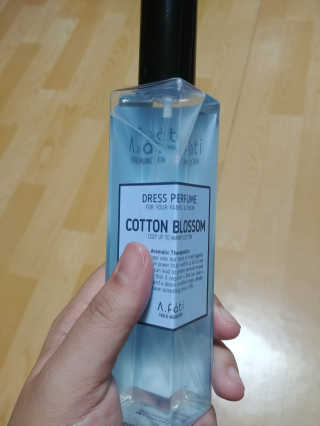 어파티 드레스퍼퓸 120ml 코튼블러썸 — 4점을 준 리뷰어가 2018년 8월 올린 사용 사진