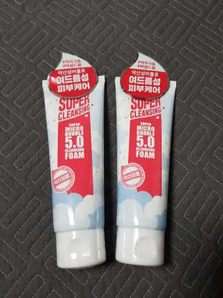 미팩토리 슈퍼 마이크로 버블 5.0 클렌징 폼 X 2EA — 4.5점을 준 리뷰어가 2019년 5월 올린 사용 사진