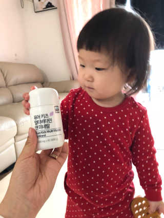 네츄럴굿띵스 퓨어 키즈 멀티비타민 앤 미네랄 30일분 — 4.83점을 준 리뷰어가 2018년 4월 올린 사용 사진