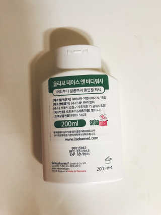 향긋한 올리브향이 솔솔~ 세바메드 올리브 바디워시 — 5점을 준 리뷰어가 2019년 8월 올린 사용 사진
