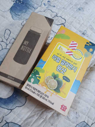 장수농가 리얼깔라만시 원샷 50ml 10팩+보틀 — 4점을 준 리뷰어가 2019년 5월 올린 사용 사진