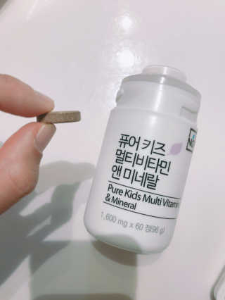 네츄럴굿띵스 퓨어 키즈 멀티비타민 앤 미네랄 30일분 — 3.5점을 준 리뷰어가 2017년 12월 올린 사용 사진