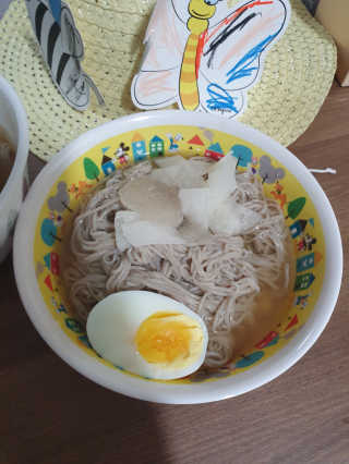 한반도키친 집에서 먹는 정통 평양냉면, 한반도랭면 — 1점을 준 리뷰어가 2019년 7월 올린 사용 사진