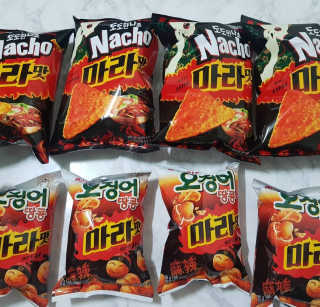 오징어땅콩,도도한나쵸 오징어땅콩 마라맛, 도도한나쵸 마라맛 — 5점을 준 리뷰어가 2019년 8월 올린 사용 사진