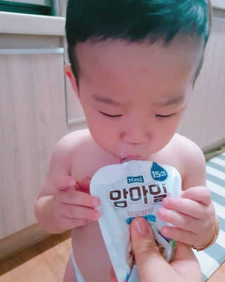 [매일유업] 맘마밀 안심밥상 6개입 — 5점을 준 리뷰어가 2019년 8월 올린 사용 사진