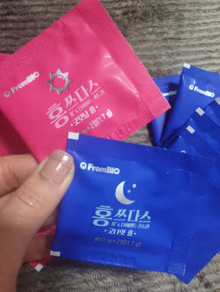 프롬바이오 홍쓰다스 아침,저녁 맞춤형 다이어트식품 14포+14포 — 5점을 준 리뷰어가 2020년 3월 올린 사용 사진