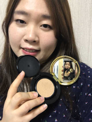 브이티 코스메틱 브이티 더블 커버 쿠션 — 3.5점을 준 리뷰어가 2016년 12월 올린 사용 사진
