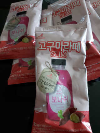 보나쉬슬림 고구마라떼 6pc+보틀 — 4점을 준 리뷰어가 2019년 6월 올린 사용 사진