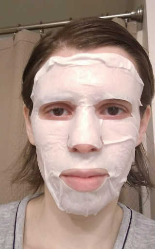 아이뽀 모든 피부 타입을위한 AIPPO Expert Hydrating Mask — 5점을 준 리뷰어가 2018년 2월 올린 사용 사진