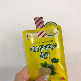장수농가 리얼깔라만시 원샷 50ml 10팩+보틀 — 4점을 준 리뷰어가 2019년 4월 올린 사용 사진