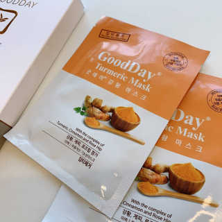 GoodDay Skincare GoodDay 강황 마스크 — 4.5점을 준 리뷰어가 2020년 2월 올린 사용 사진