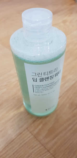 (주)에네스티 그린 티트리 딥 클렌징 워터 300ml — 4점을 준 리뷰어가 2019년 11월 올린 사용 사진
