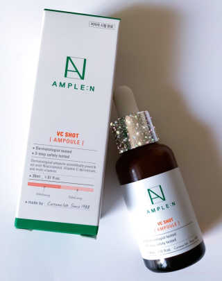 앰플엔 AMPLEN VC SHOT AMPOULE — 3.5점을 준 리뷰어가 2019년 8월 올린 사용 사진
