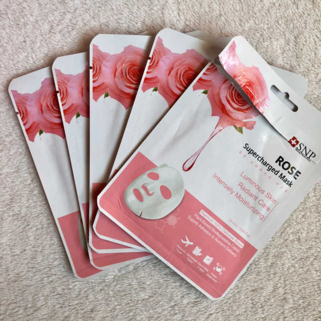 SNP Supercharged Mask_Rose Centifoli Flower 리뷰 사진