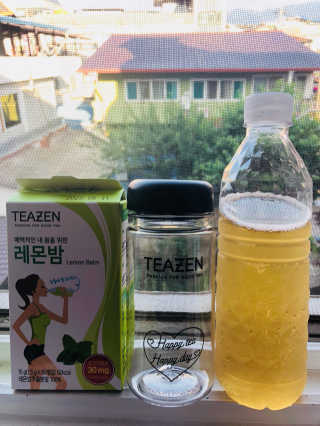 티젠 레몬밤 + 마이보틀 — 4.33점을 준 리뷰어가 2018년 7월 올린 사용 사진