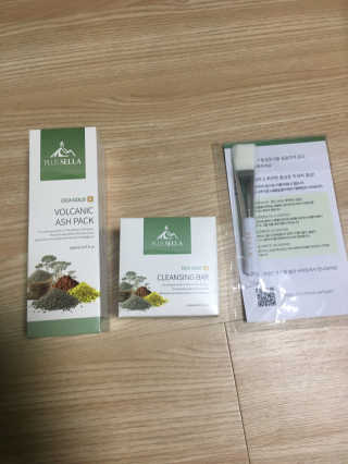 플러스셀라 시카골드 클렌징바 화산재팩 세트 — 4.5점을 준 리뷰어가 2020년 1월 올린 사용 사진