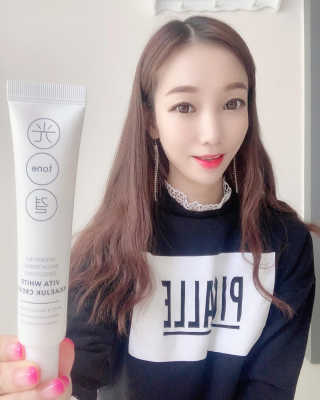 [버진팜스] 광톤결 3단케어 - 비타화이트 깨죽크림 — 5점을 준 리뷰어가 2019년 11월 올린 사용 사진