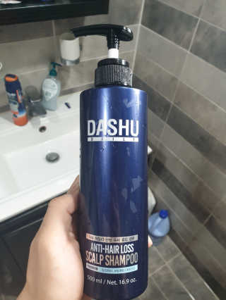 다슈코리아 다슈 데일리 한방 두피 골드 샴푸 500ml — 5점을 준 리뷰어가 2019년 3월 올린 사용 사진