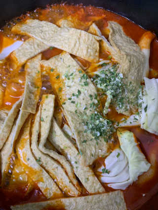화곡미담 옛날 떡볶이 — 3.5점을 준 리뷰어가 2020년 3월 올린 사용 사진