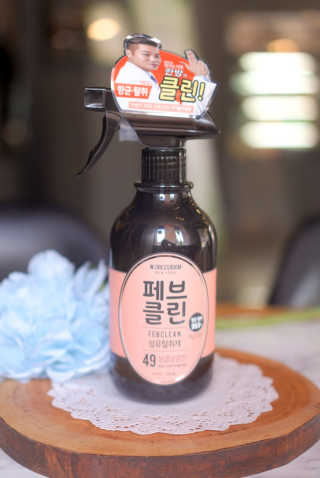 더블유드레스룸 페브클린 500ml — 5점을 준 리뷰어가 2018년 8월 올린 사용 사진