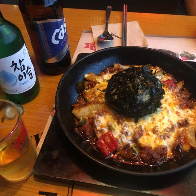 [와라와라 예술의전당점] 치즈해물떡볶이 리뷰 사진