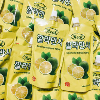 장수농가 리얼깔라만시 — 5점을 준 리뷰어가 2018년 4월 올린 사용 사진