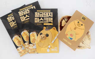 미팩토리 황금돼지코팩 + 황금마스크팩 — 5점을 준 리뷰어가 2018년 12월 올린 사용 사진